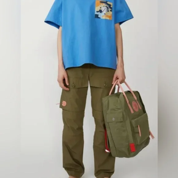 Limited Acne Studios x Fjallraven Kanken backpack, Olive Green - Picture 10 of 11